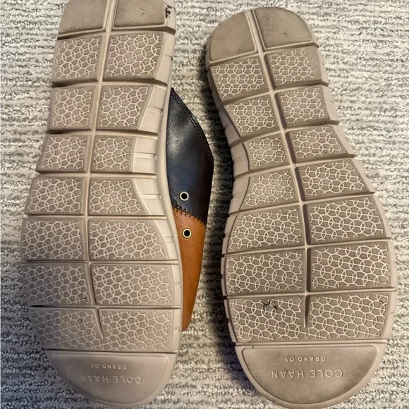 Cole Haan Black and Brown Leather Sandals with Modern Comfort - Picture 4 of 4